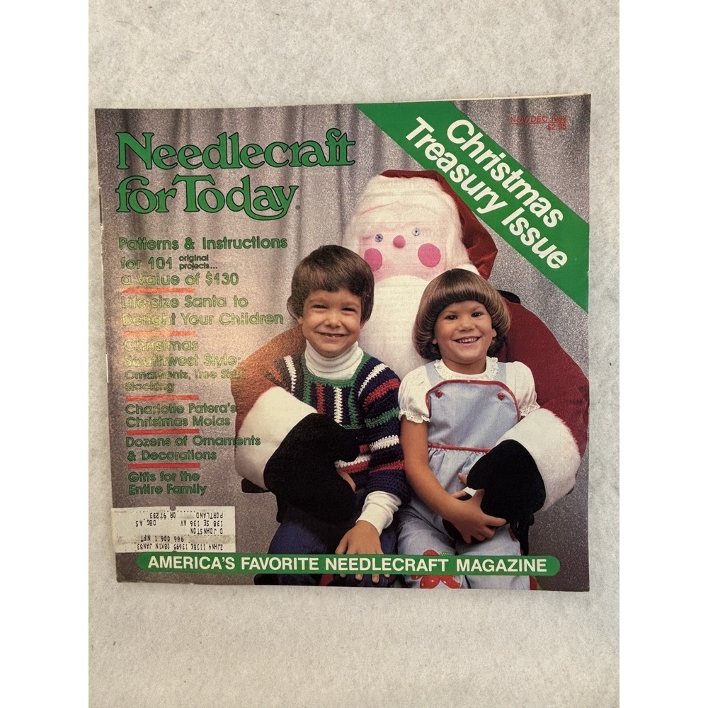 Vintage Needlecraft For Today Patterns Nov/Dec 1982 Christmas Treasury Issue